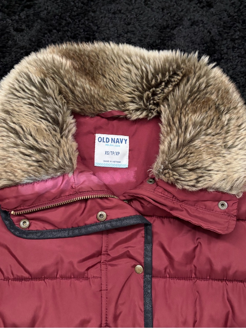 EUC Old Navy puffer coat ladies XS - Picture 2 of 7